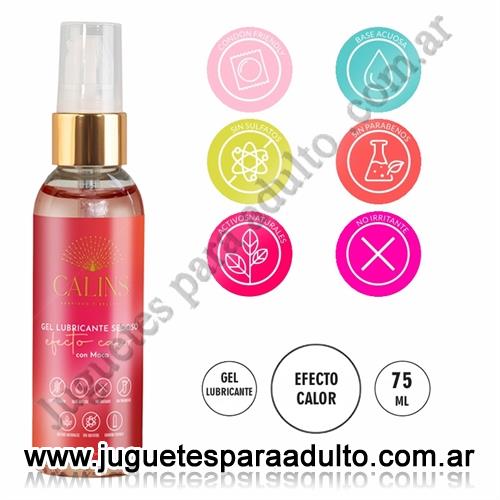 Aceites y lubricantes, Lubricantes frio - calor, Gel Efecto Calor 75ml Calins Maca